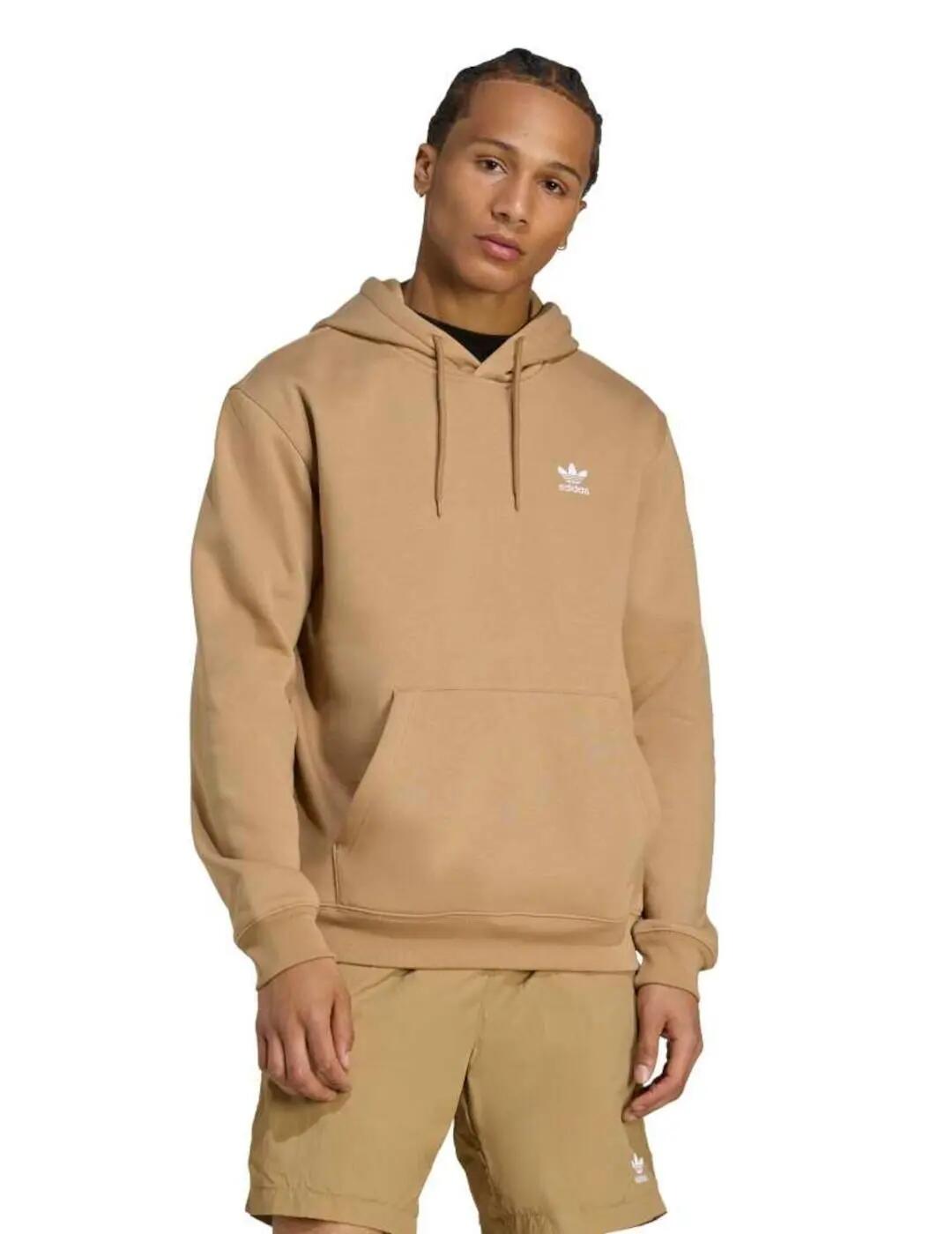 Polar-Sweatshirts für Herren von Adidas Essentials Loose in Braun. 2/5
