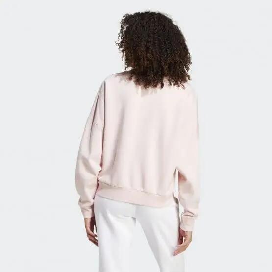 Sweatshirt Femmes Adidas Essentials Small Logo Feel Cozy rose 2/5
