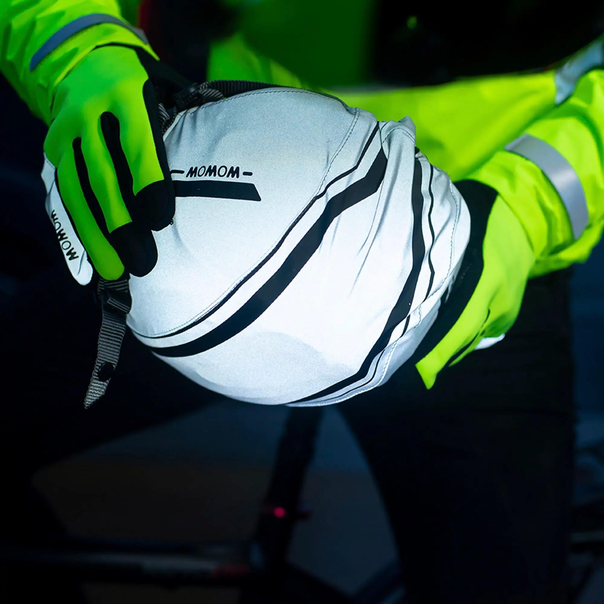 WOWOW Helmüberzug Corsa FR Vollständig reflekt. mit Aufdruck 5/5