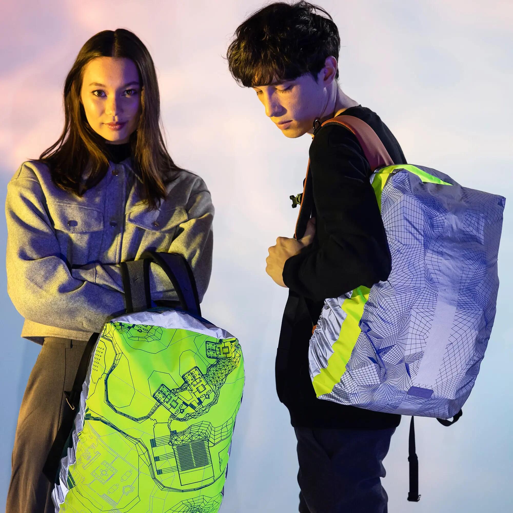WOWOW - Housse Sac à Dos Chunk FR Imperméable Entièrement Réfléchissante 4/5