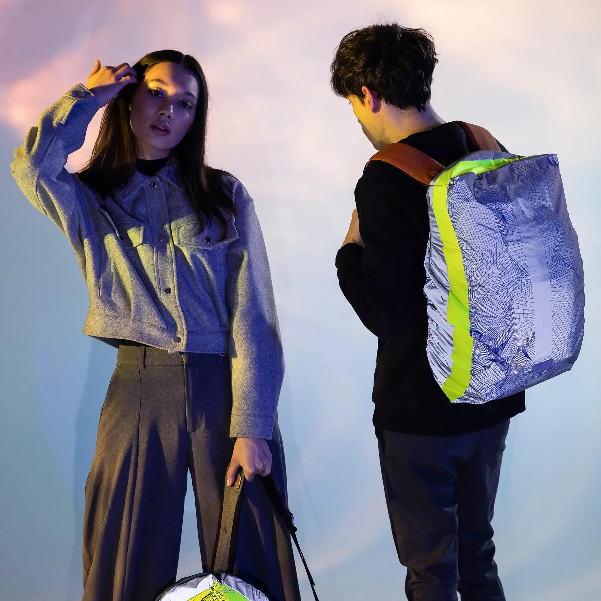 WOWOW - Housse Sac à Dos Chunk FR Imperméable Entièrement Réfléchissante 3/5