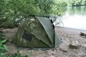 CampFeuer Angelzelt "Storm" | 2 Mann Karpfenzelt | Bivvy | 3.000 mm 3/4