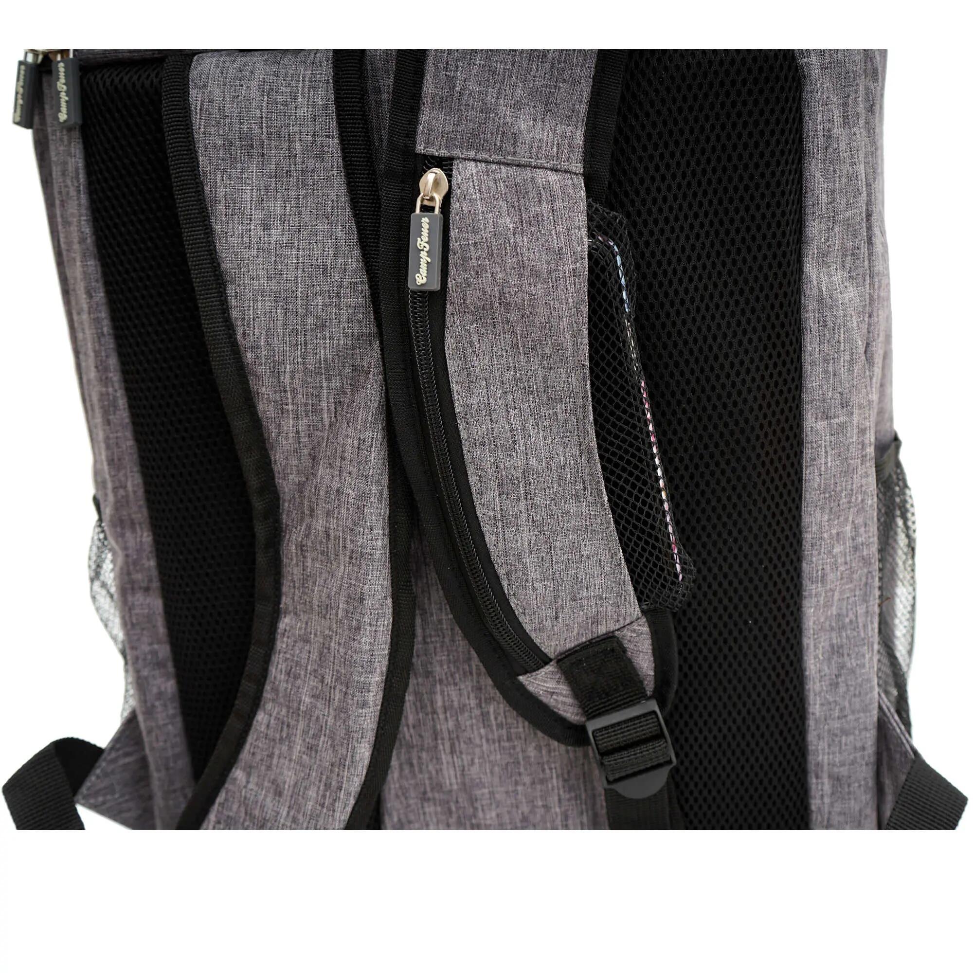 20 Liter Kühlrucksack, grau, leicht und wasserdicht 5/6