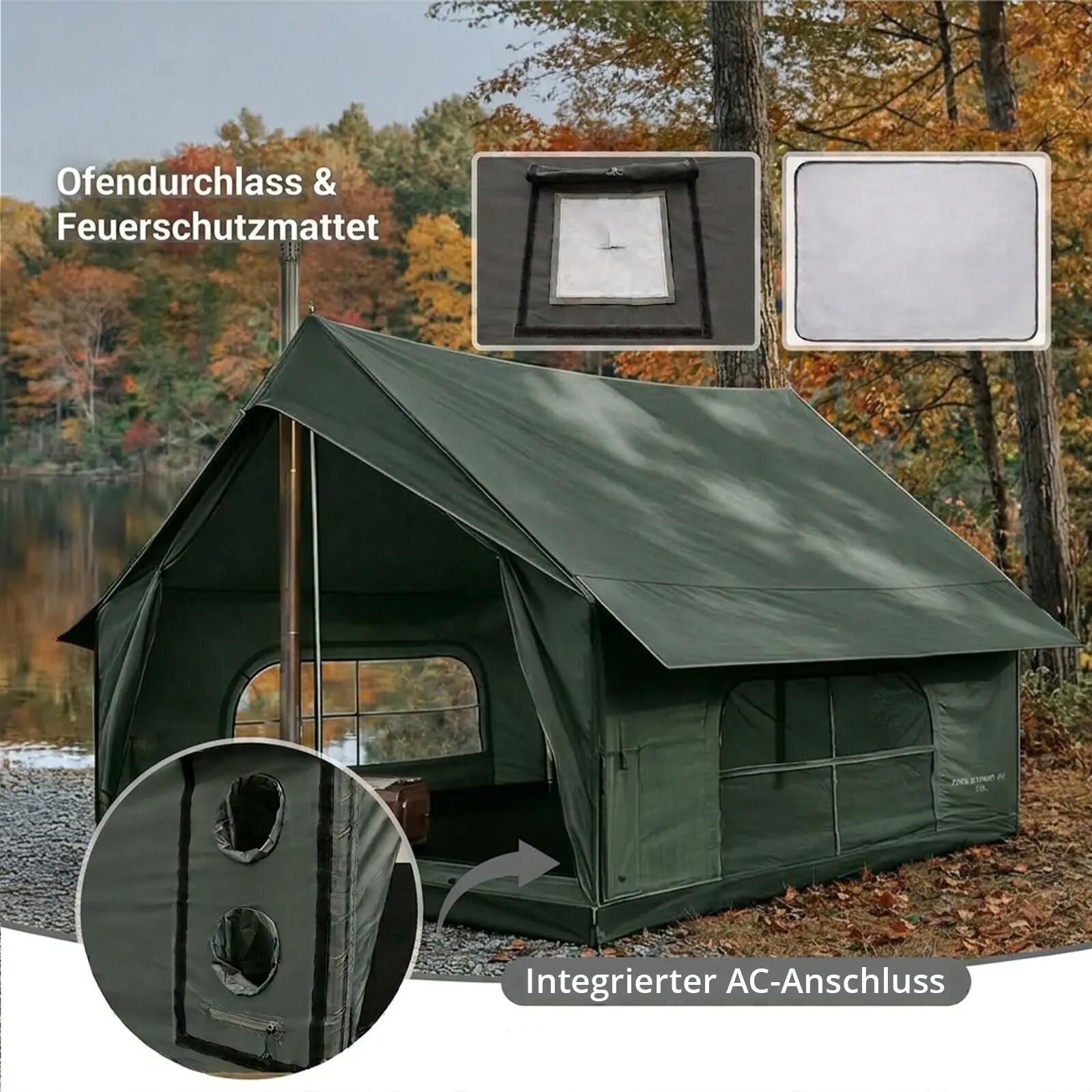 Tenda familiare Pinehouse III Tenda da campeggio per 5 persone in cotone 4/7