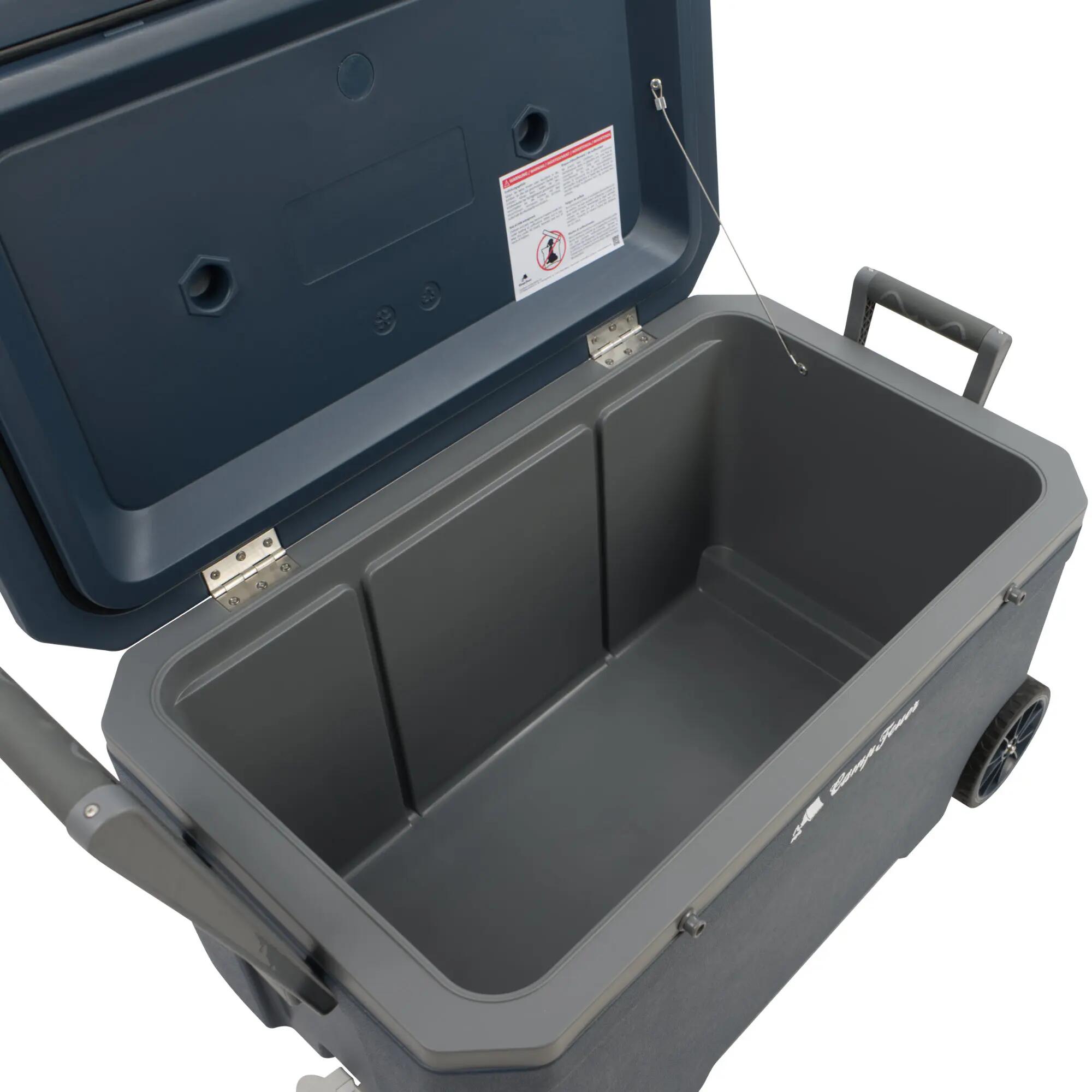 Kühlbox navyblue 70 Liter mit Rädern, Rollkühlbox, isolierte Kühlbox mit Griffen 4/7