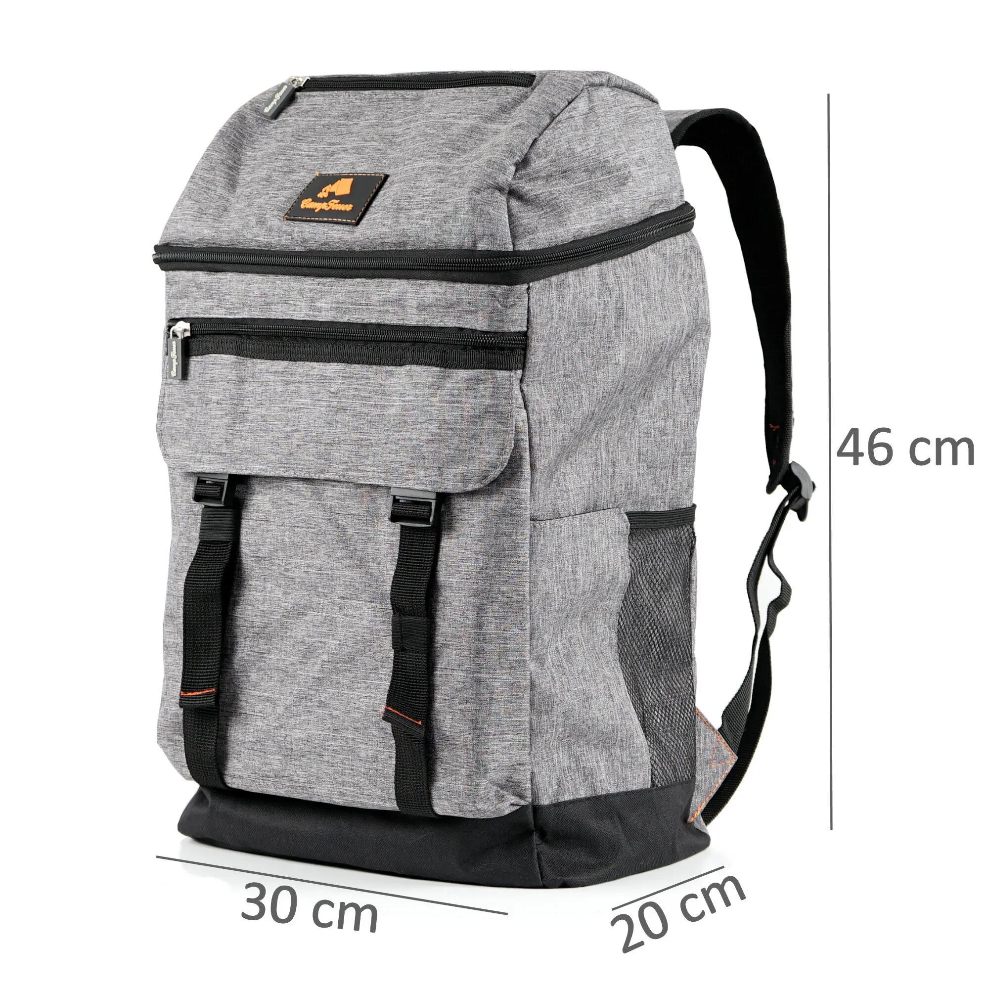 Kühlrucksack 20 Liter grau, leicht und wasserdicht 4/6