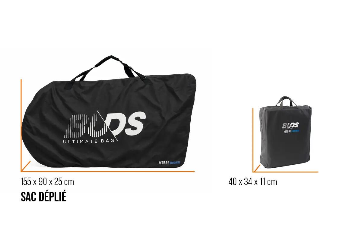 Sacca trasporto MTB senza smontare ruota posteriore e manubrio - MTBAG ORIGINAL 6/6