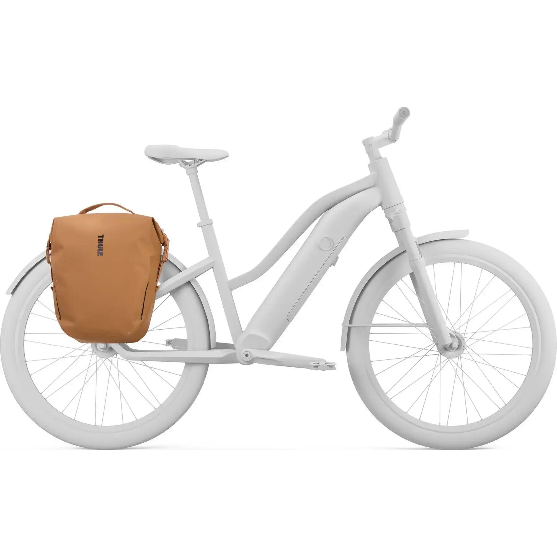 Sacoche de vélo Shield Pannier Inlock, orange poudré 5/7