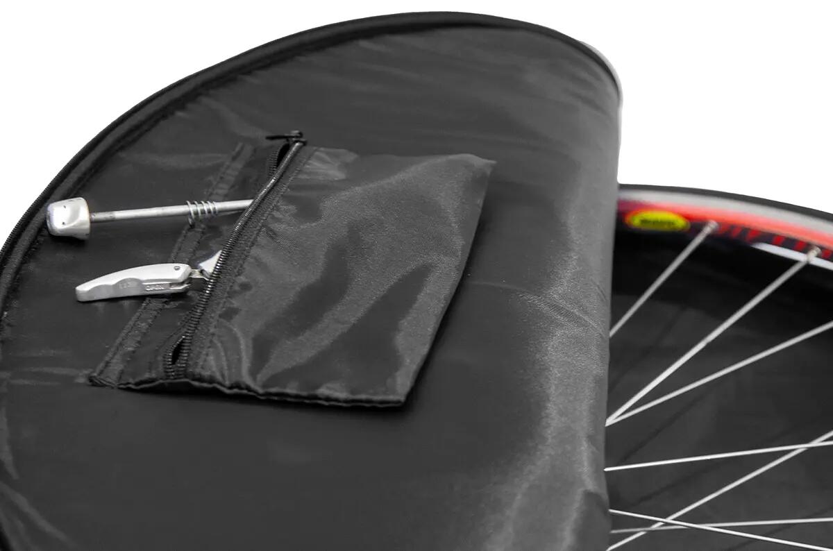 Paire de housses de roue vélo rembourrées jusqu'à 29 pouces - Wheelbag Double 10/14