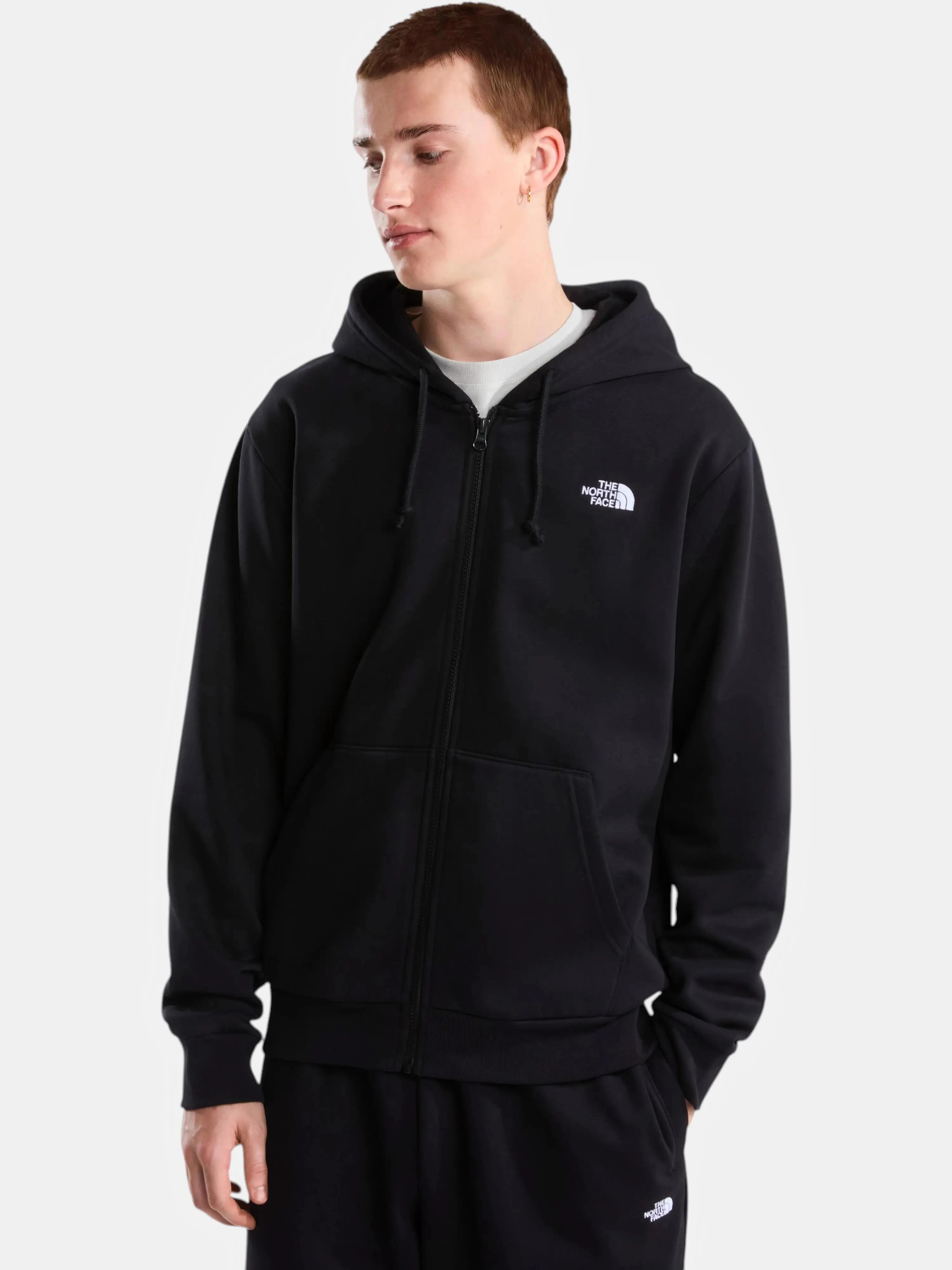 Pulover cu gluga M Evolution Simple Dome Regular Full Zip barbati