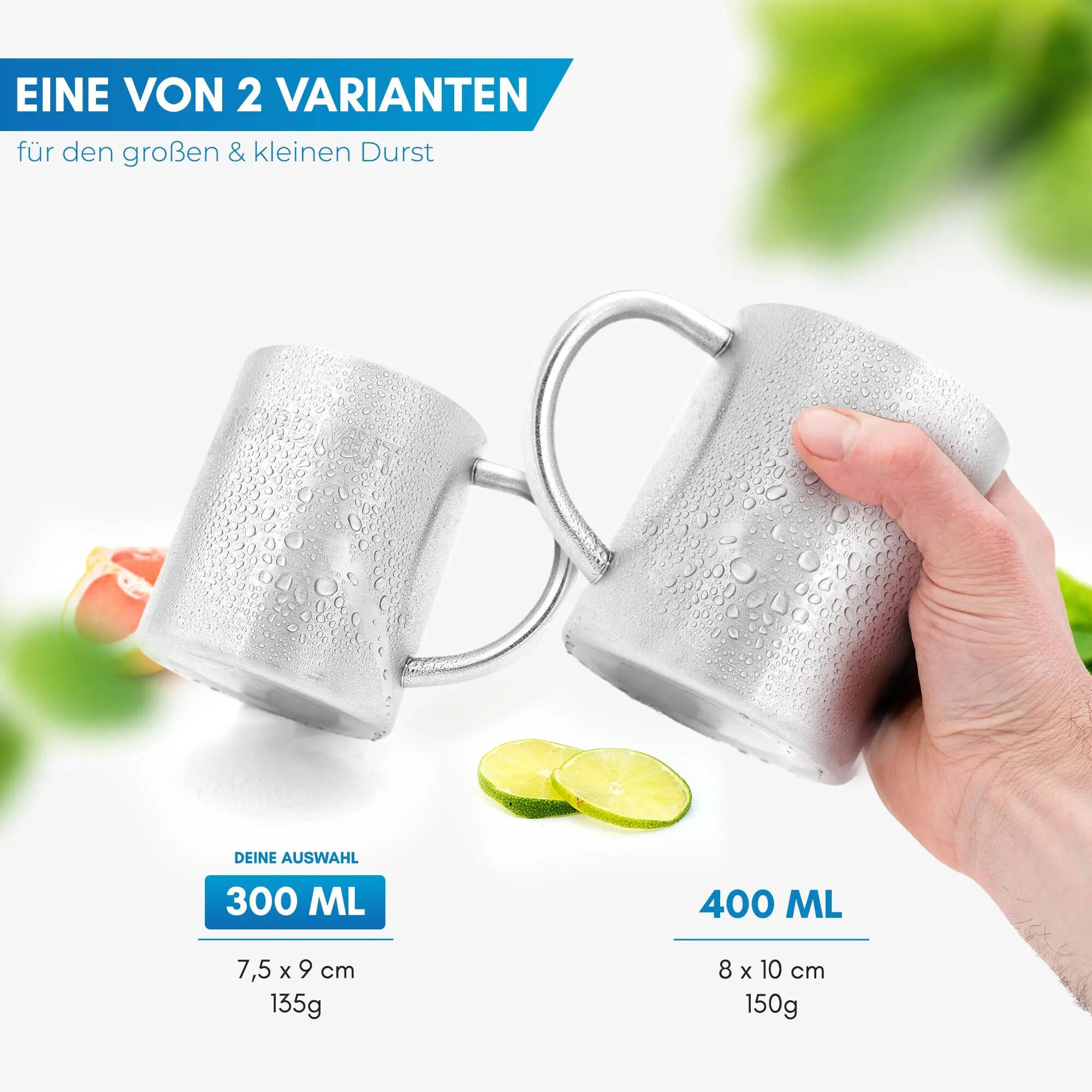 Camping-Thermobecher - Edelstahl, doppelwandig, mit Karabiner - Viskan 6/7