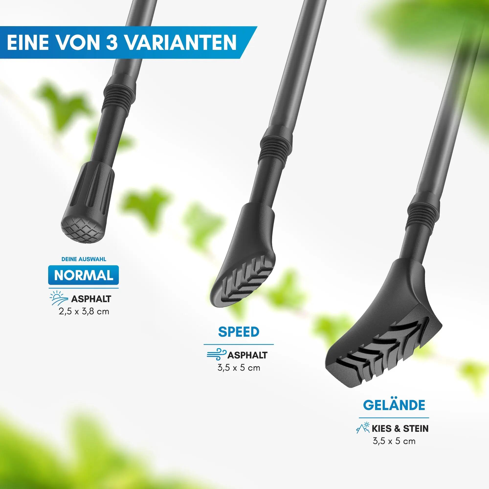 Gummipuffer für Wanderstöcke Nordic Walking Pads Asphalt 10 mm 14 Stück Ruka 4/4
