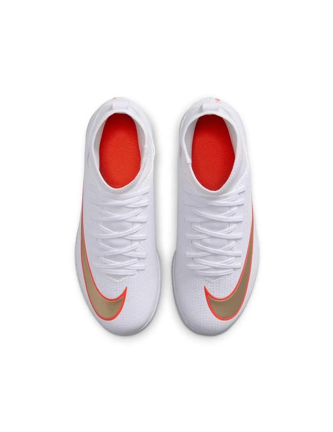 Zapatillas de tacos para Niño Nike Mercurial superfly Blanco 7/7