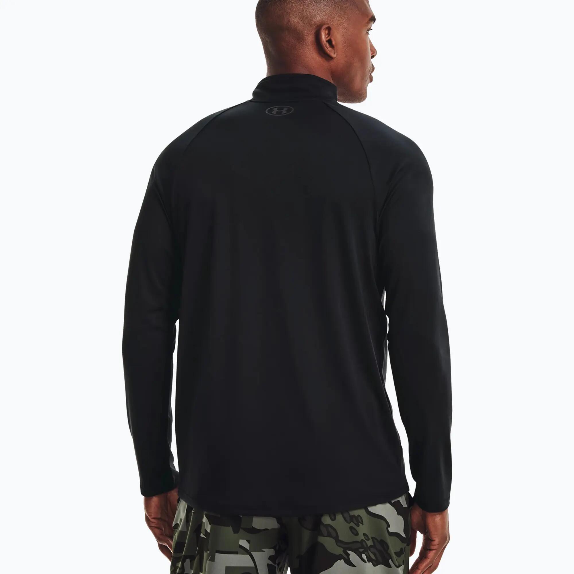 Under Armour Tech 2.0 1/2-zip longsleeve heren zwart 4/7