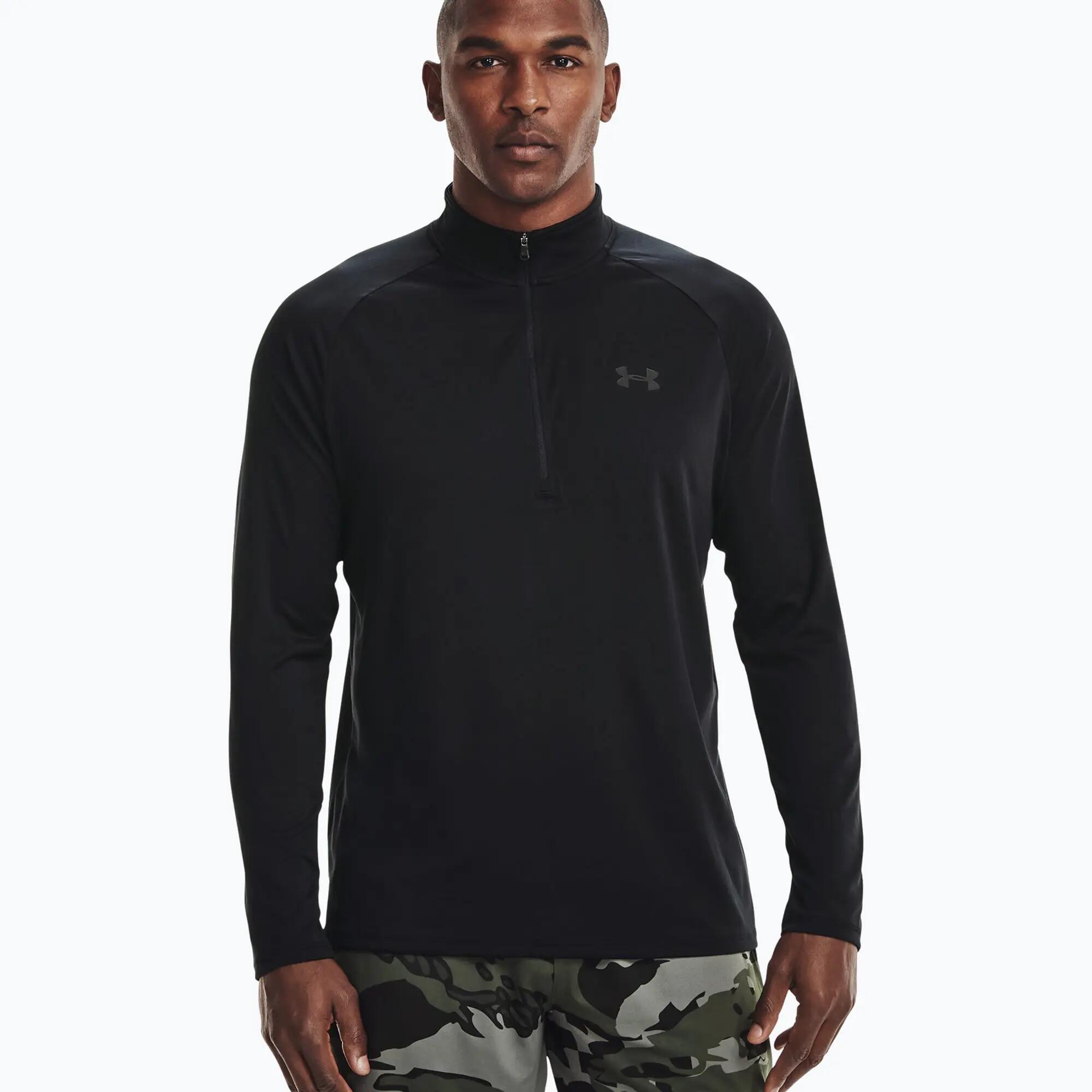 Under Armour Tech 2.0 1/2-zip longsleeve heren zwart 3/7