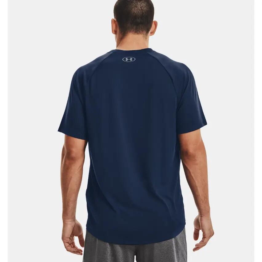Maglietta Uomo Under Armour Tech 2.0 Blu 2/4