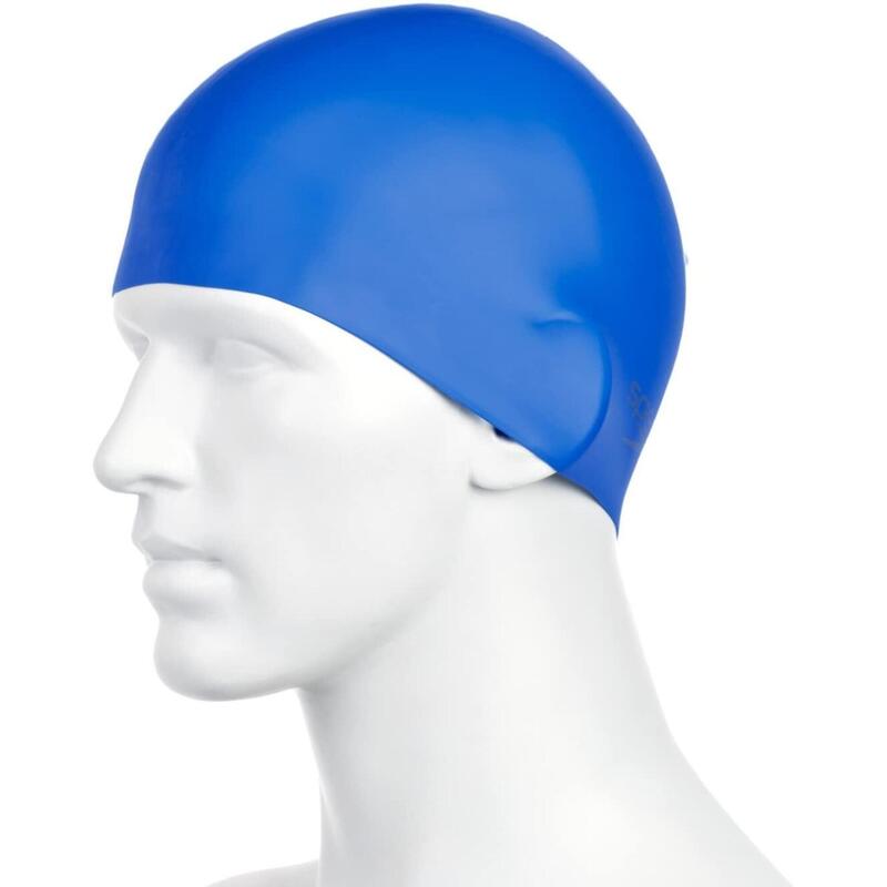 Czepek silikonowy unisex speedo plain moulded silicone cap blue 68-709842610