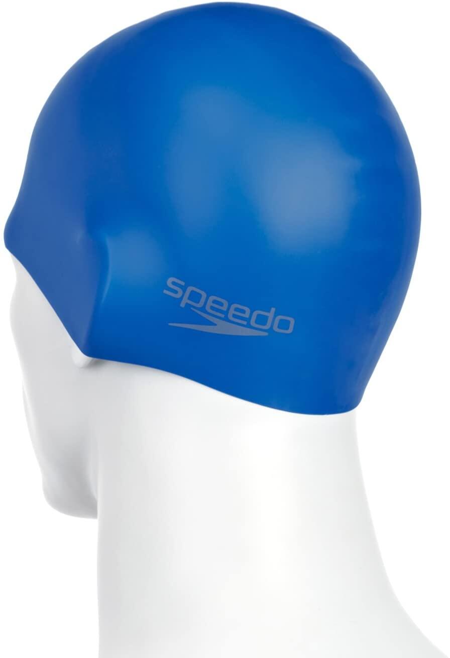Bonnet de Bain Speedo Silicone Bleu 4/5