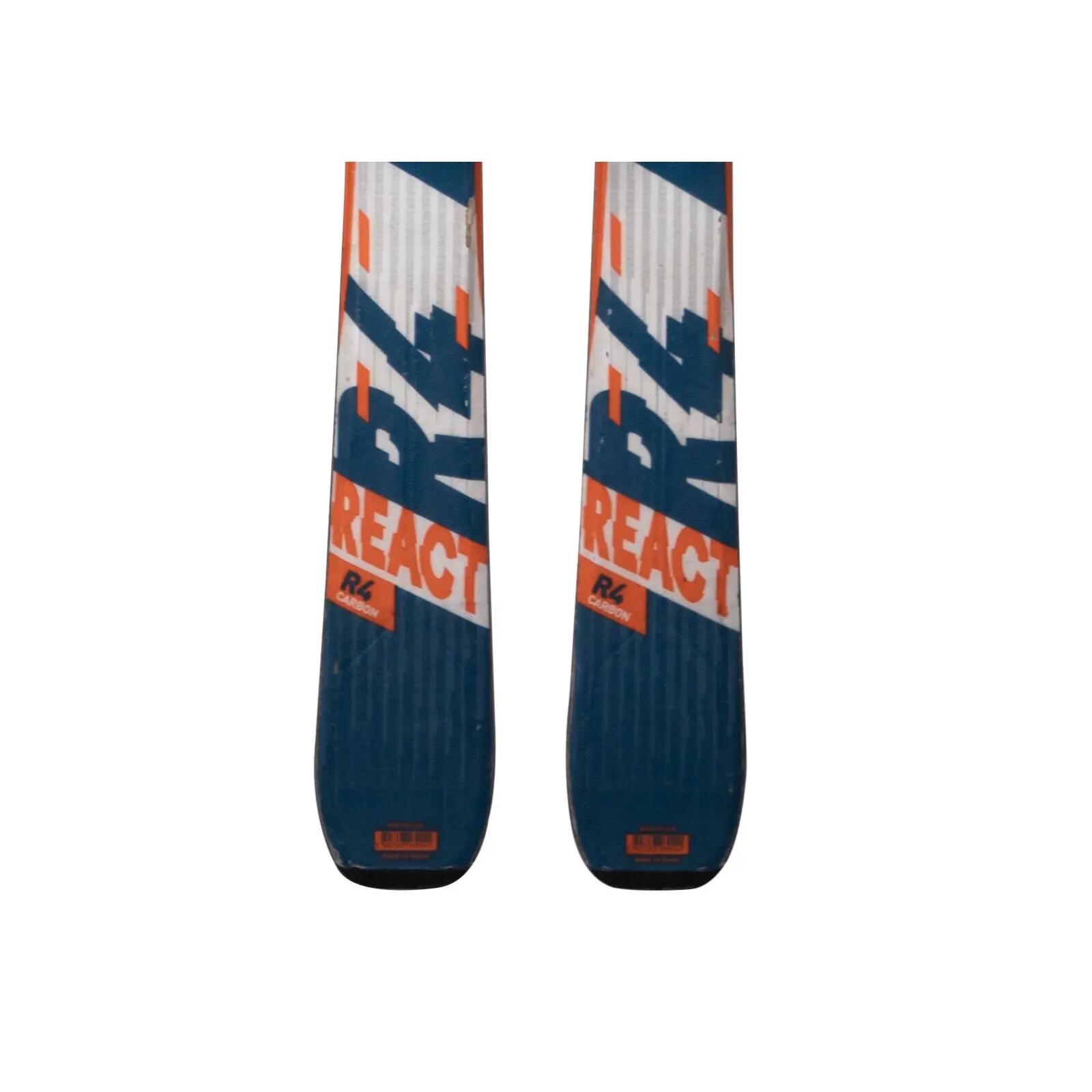 RECONDITIONNE - Ski Rossignol React 4 Ca + Fixations 4/4