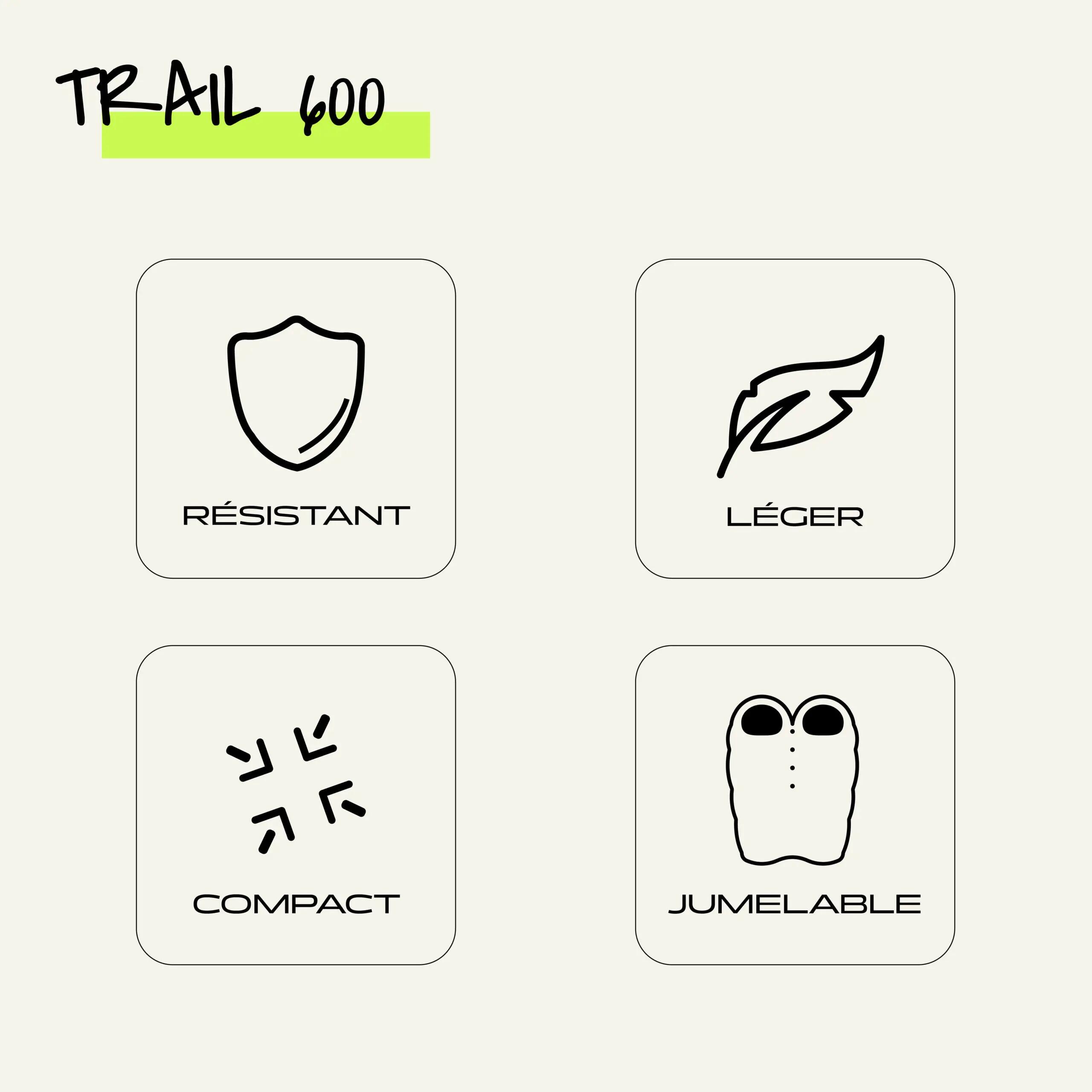 Sac de Couchage Wilsa "Trail 600" Ouverture Droite 6/8