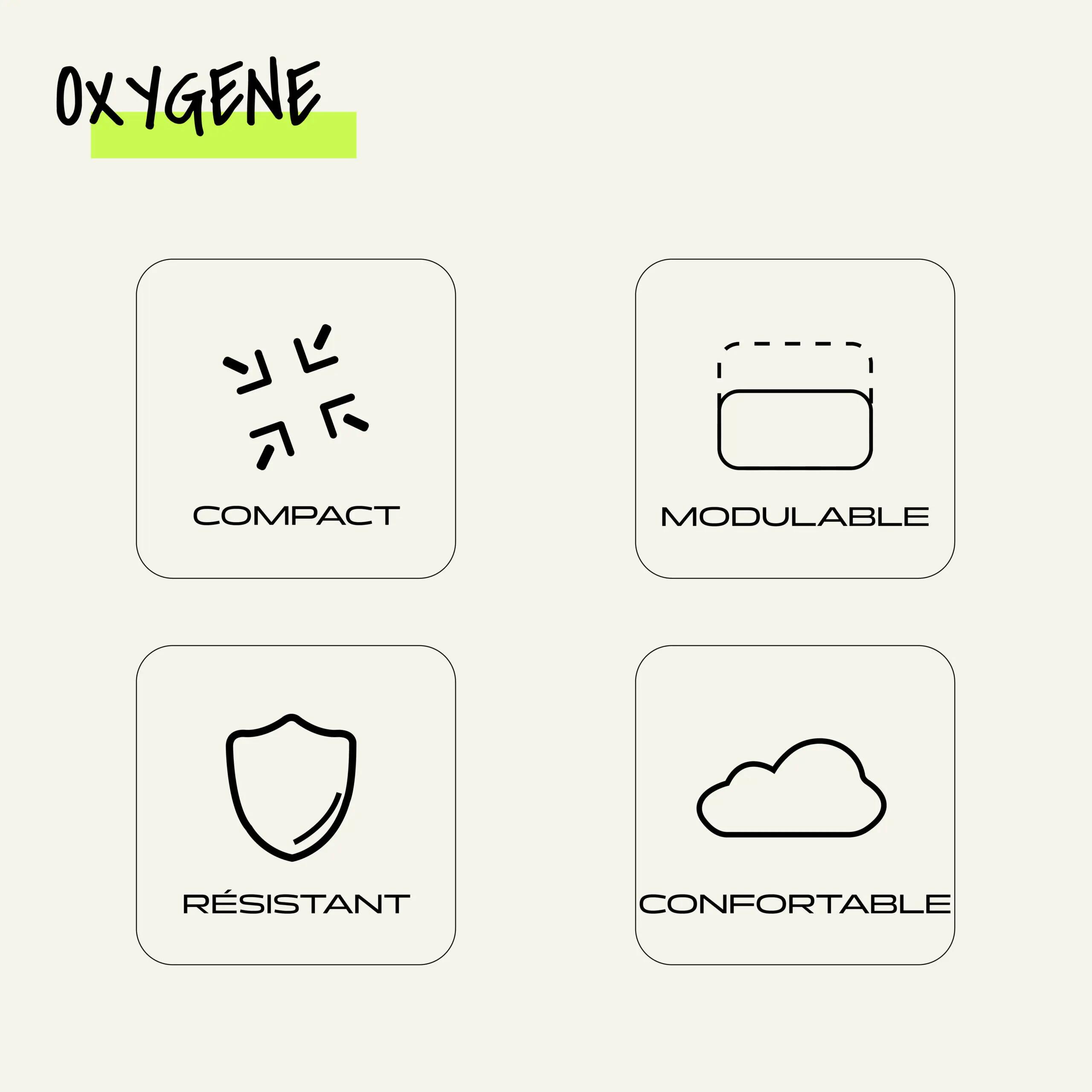 Oxygene" sleeping bag Wilsa 6/8