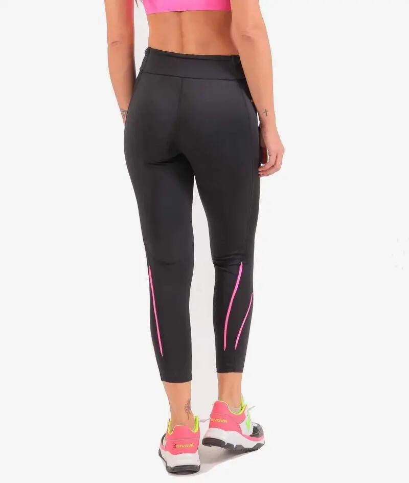 Leggings givova nero/fuxia 2/4