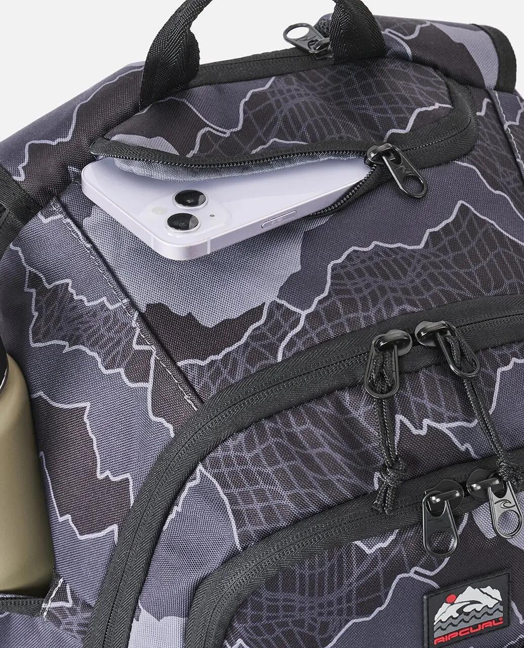 Sac à dos Homme Posse 33L Camo - Noir/Bleu marine 6/7