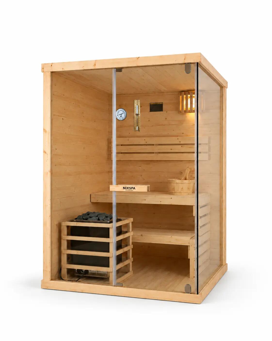 Sauna finlandais pour la maison 2 personnes 1/9