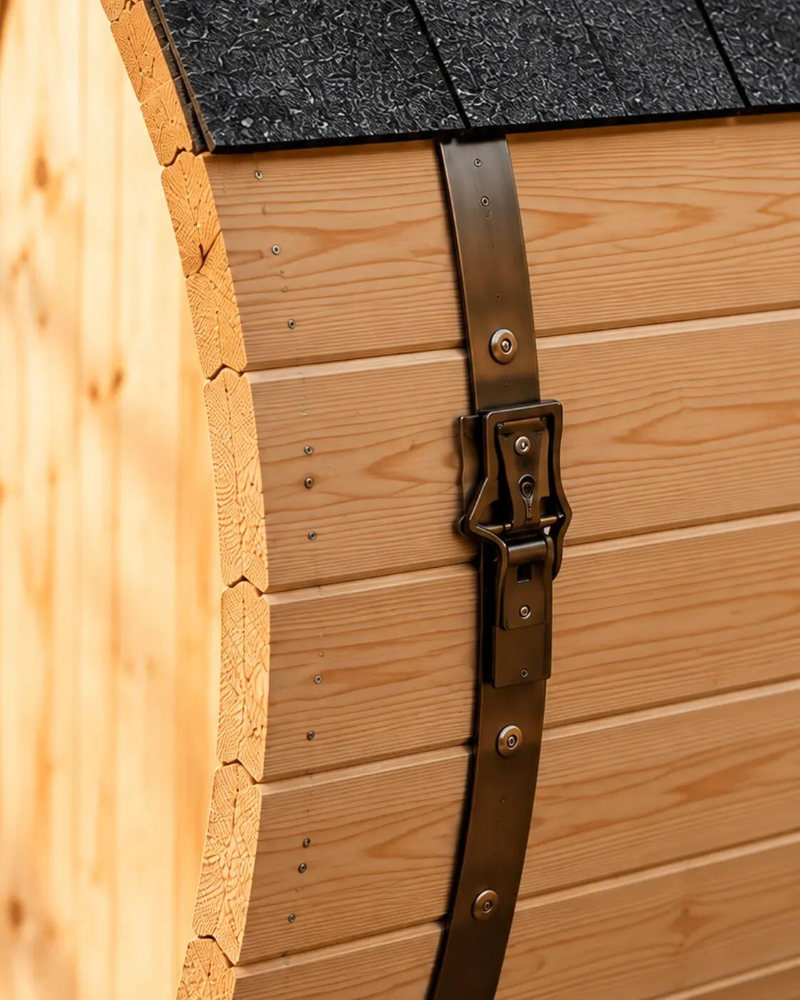 Sauna tonneau extérieur pour le jardin 5-6 personnes 8/9