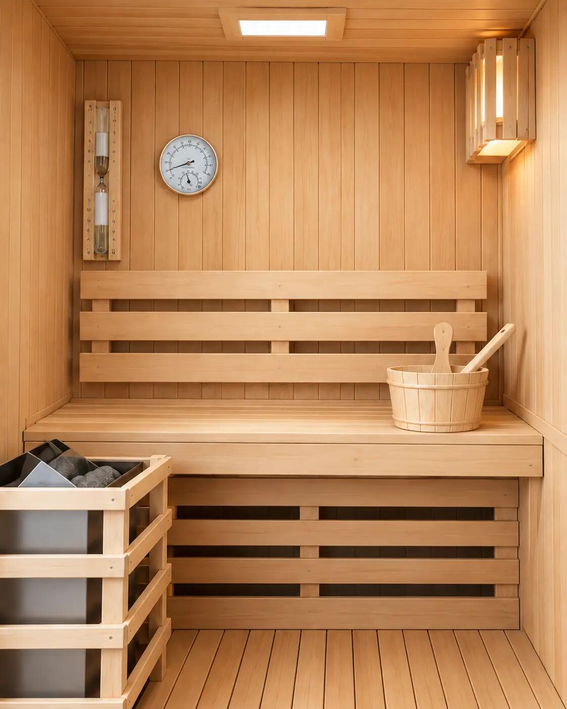 Sauna finlandais pour la maison 3 personnes 7/9