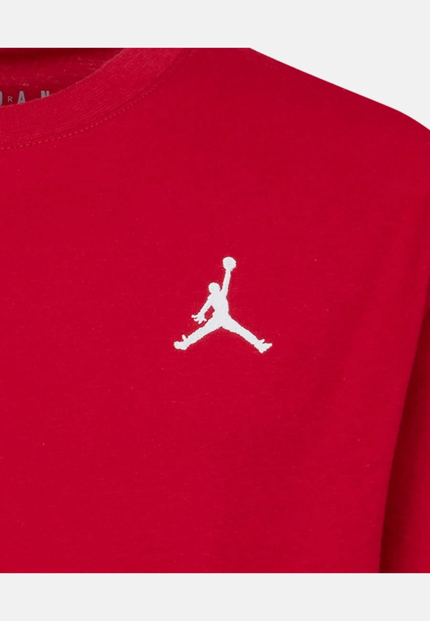 Tshirt Motif/style Logo AIR JORDAN Garçon (Rouge) 6/6