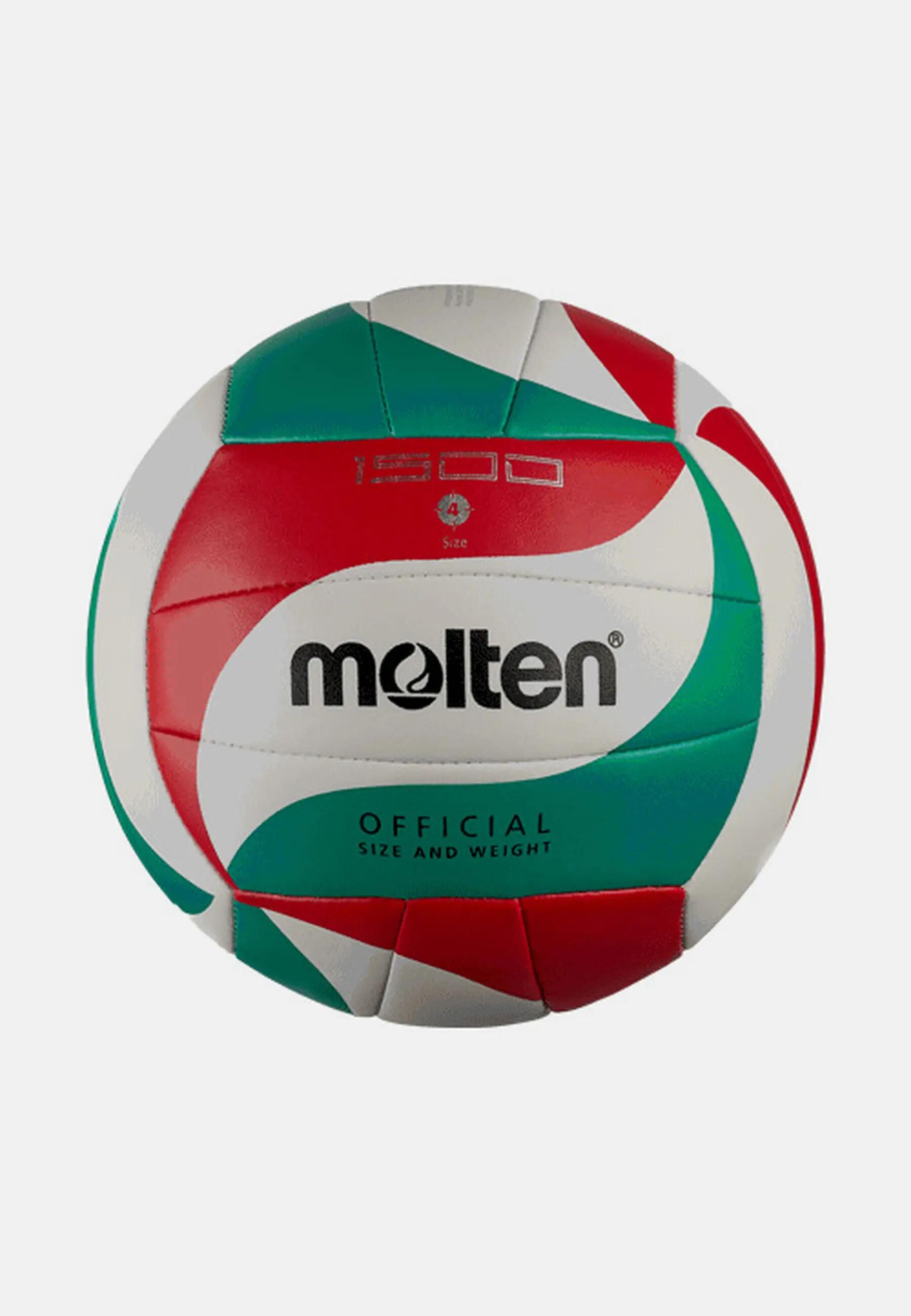 Kunstleder Volleyball Damen und Herren Rot/Weiß/Grün 4 9/10