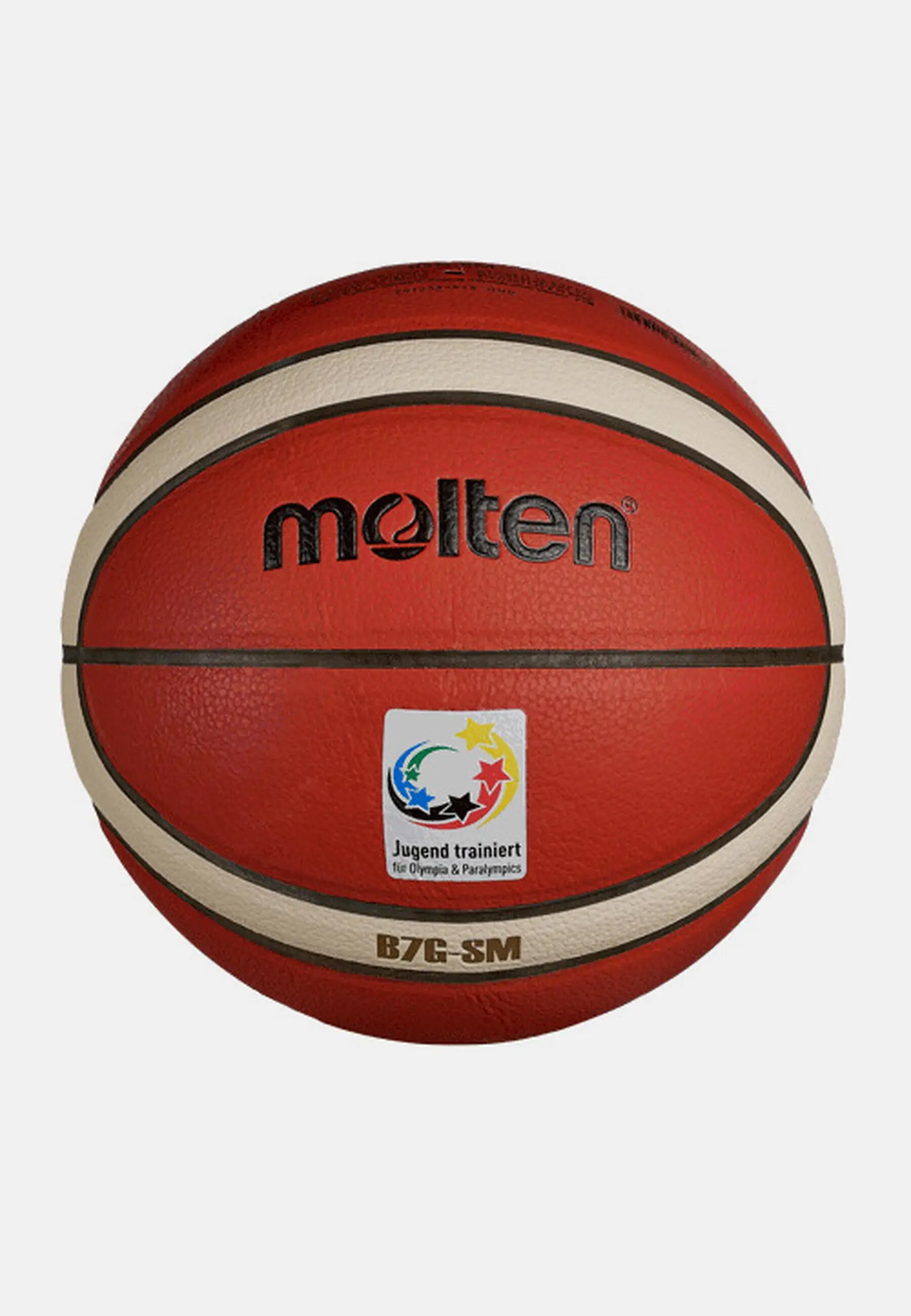 Basketball School Master Größe 7 Basketball Unisex Rot-Ivory 6/7