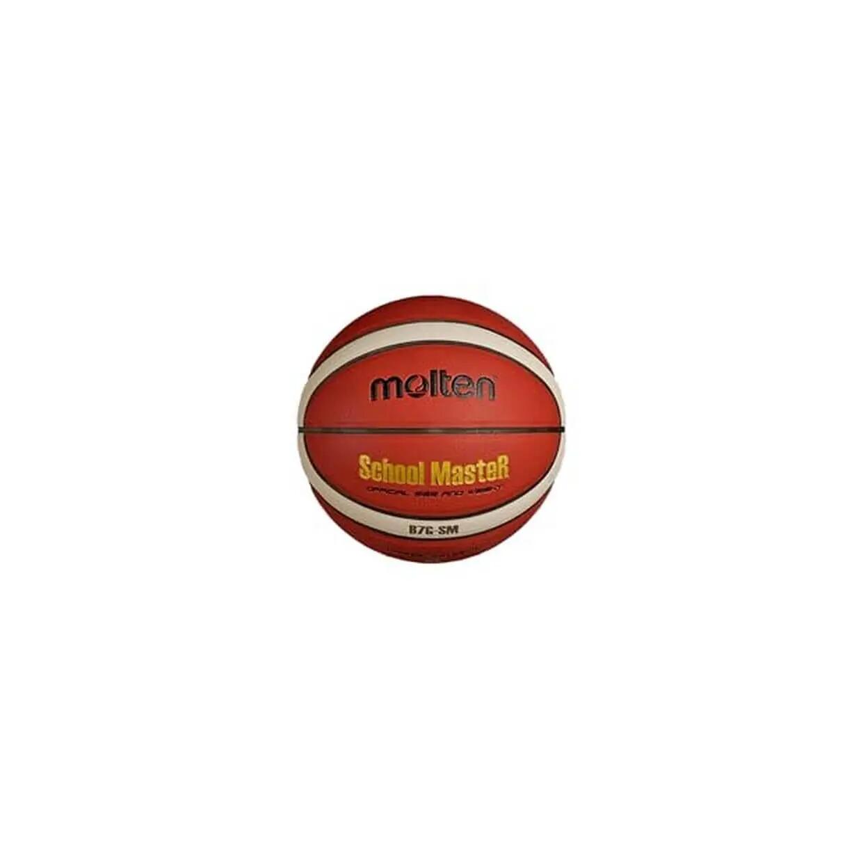 Basketball School Master Größe 7 Basketball Unisex Rot-Ivory 5/7