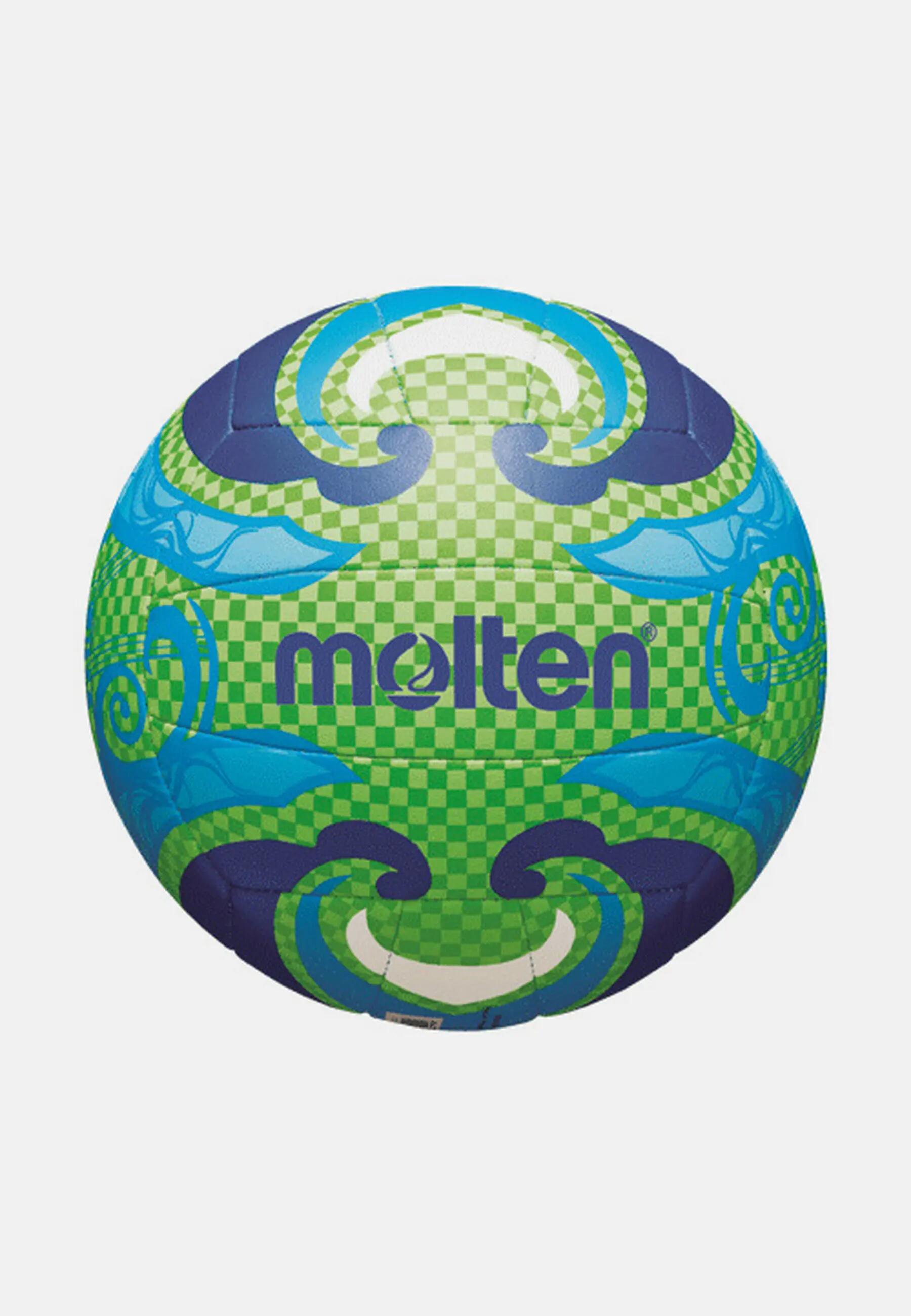 Minge volei plaja Molten V5B1502-L soft, verde cu albastru 8/8