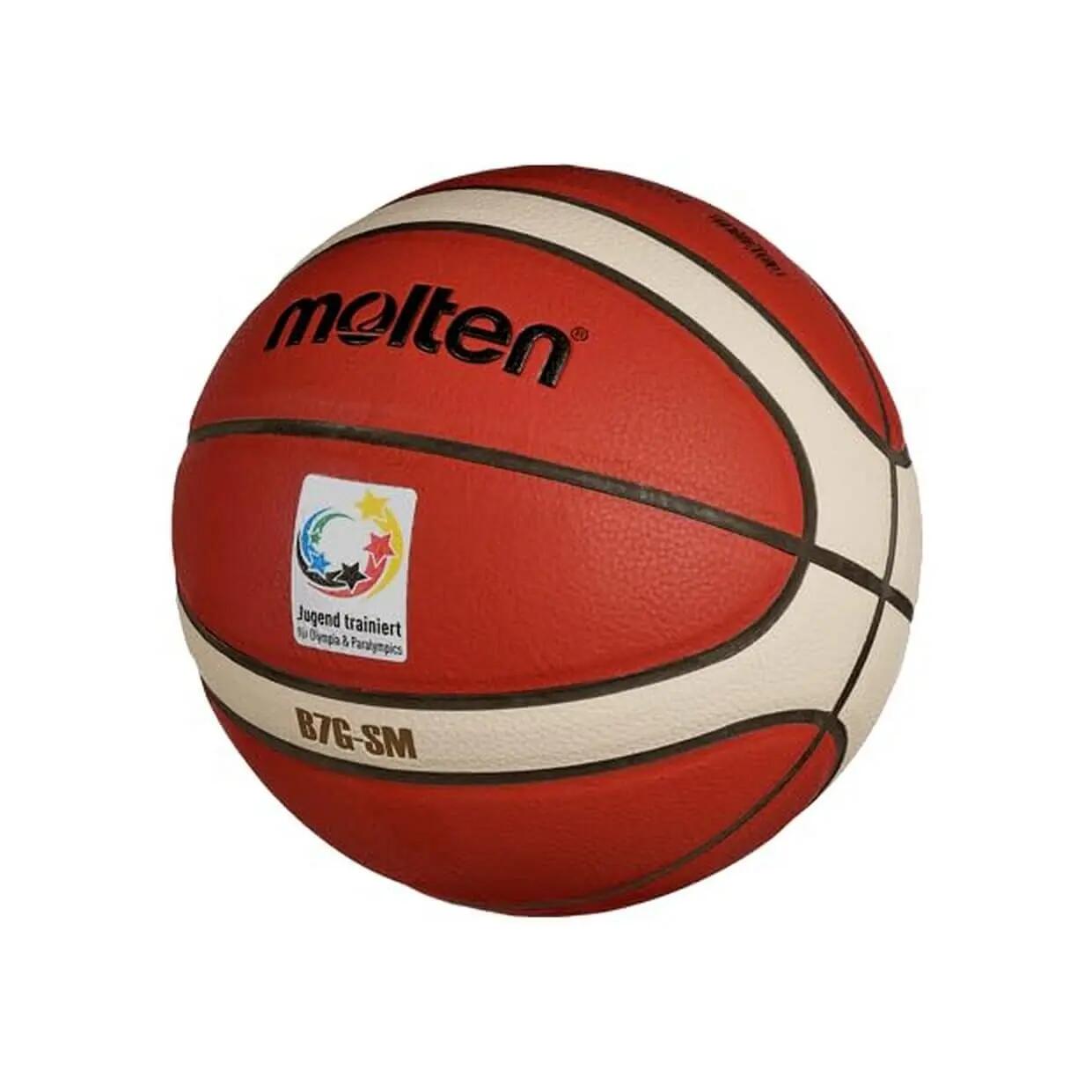 Basketball School Master Größe 7 Basketball Unisex Rot-Ivory 3/7