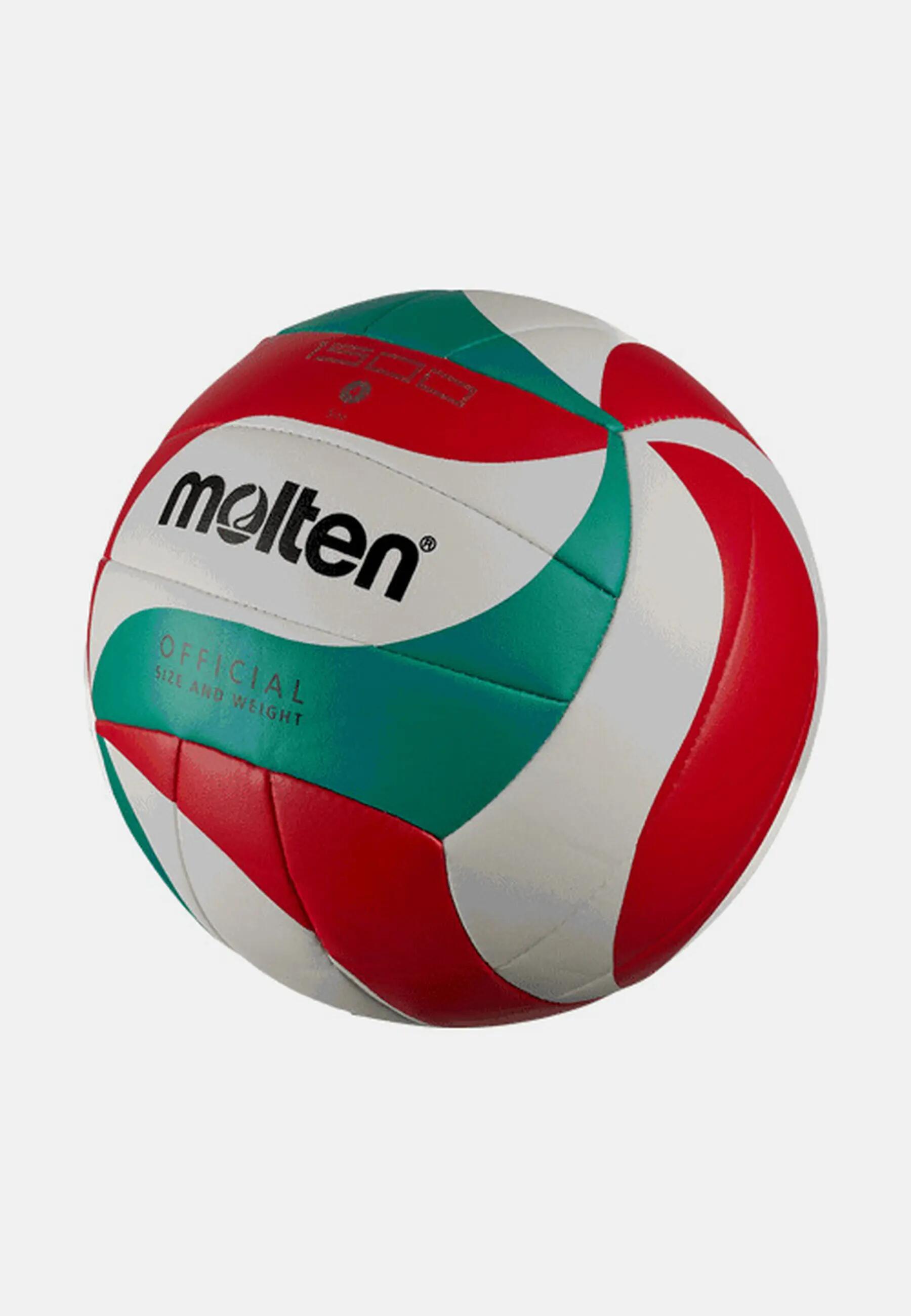 Kunstleder Volleyball Damen und Herren Rot/Weiß/Grün 4 10/10