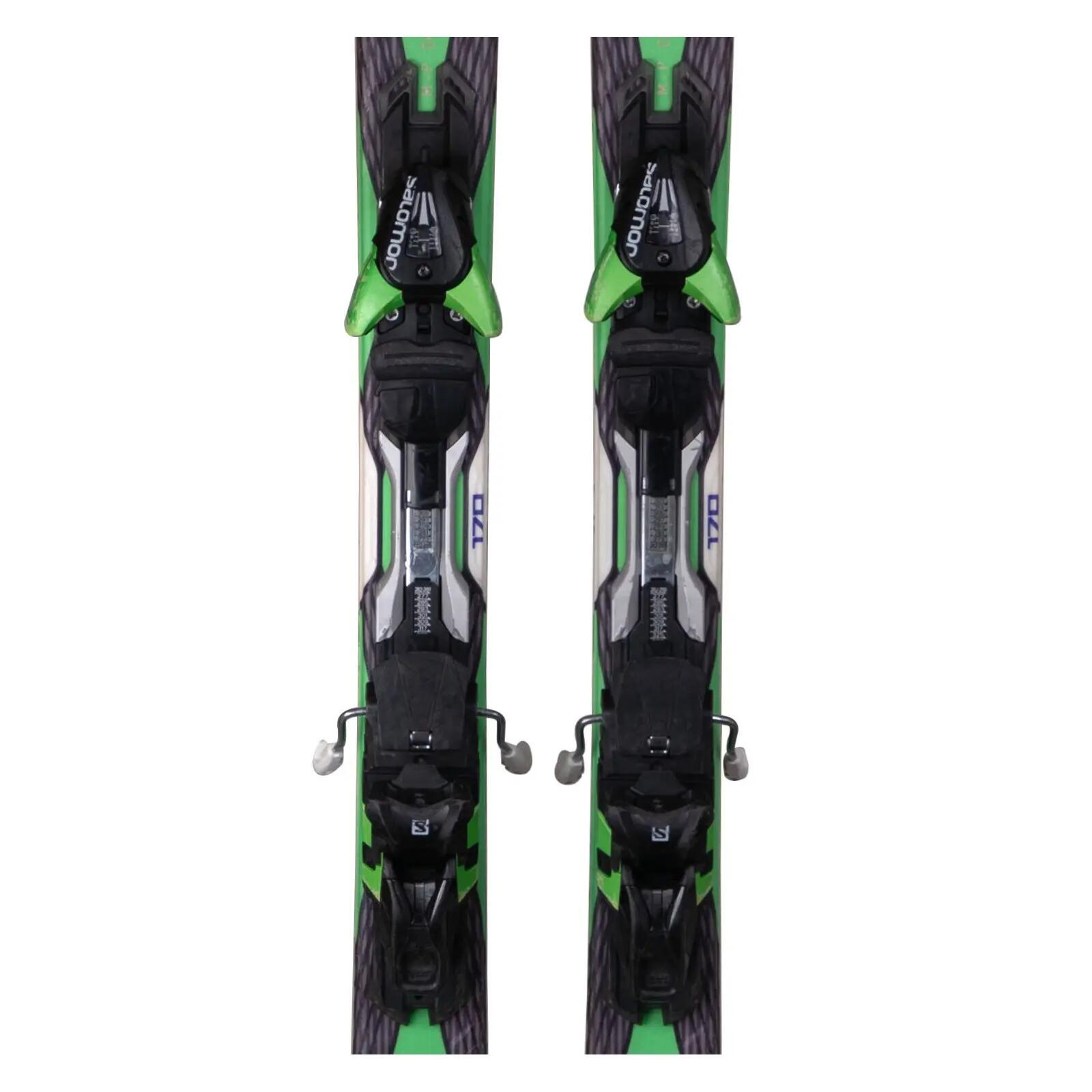 RECONDITIONNE - Ski Salomon X Drive 8.0 Basalt + Fixations 3/4