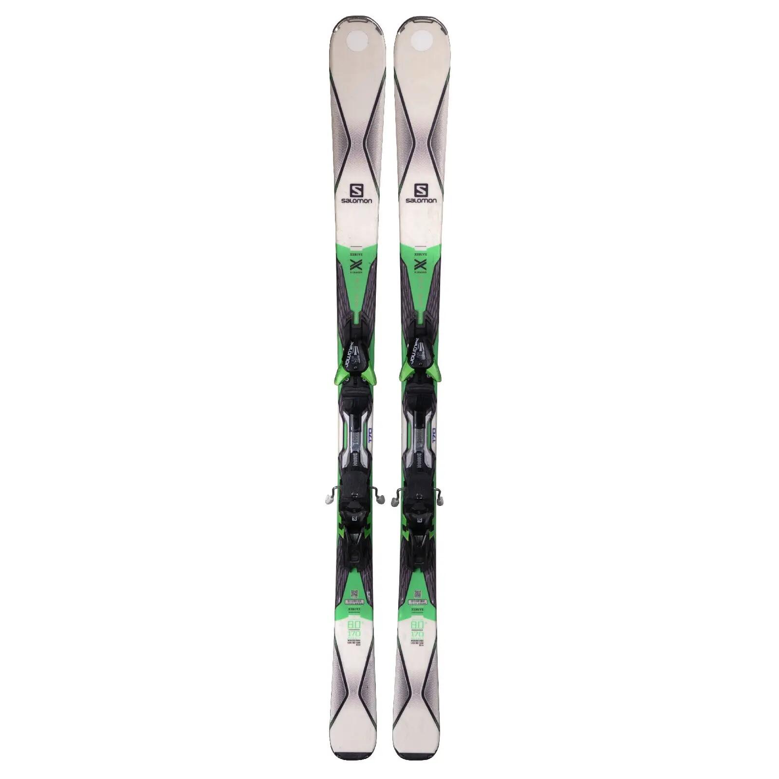 RECONDITIONNE - Ski Salomon X Drive 8.0 Basalt + Fixations 2/4