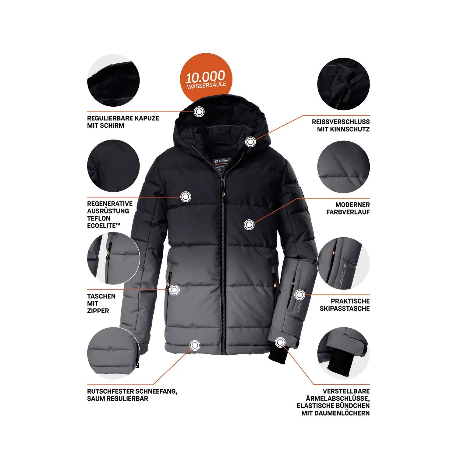 Jungen, Kinder Ski-Steppjacke KSW 382 BYS QLTD JCKT 5/7