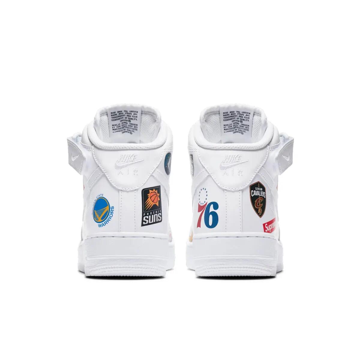 Air Force 1 NBA  White 6/6