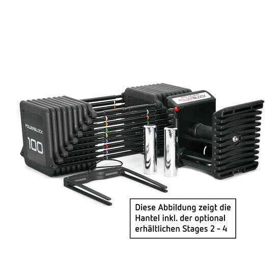 Kurzhantel Pro 100 EXP Gewichtheben Unisex Schwarz