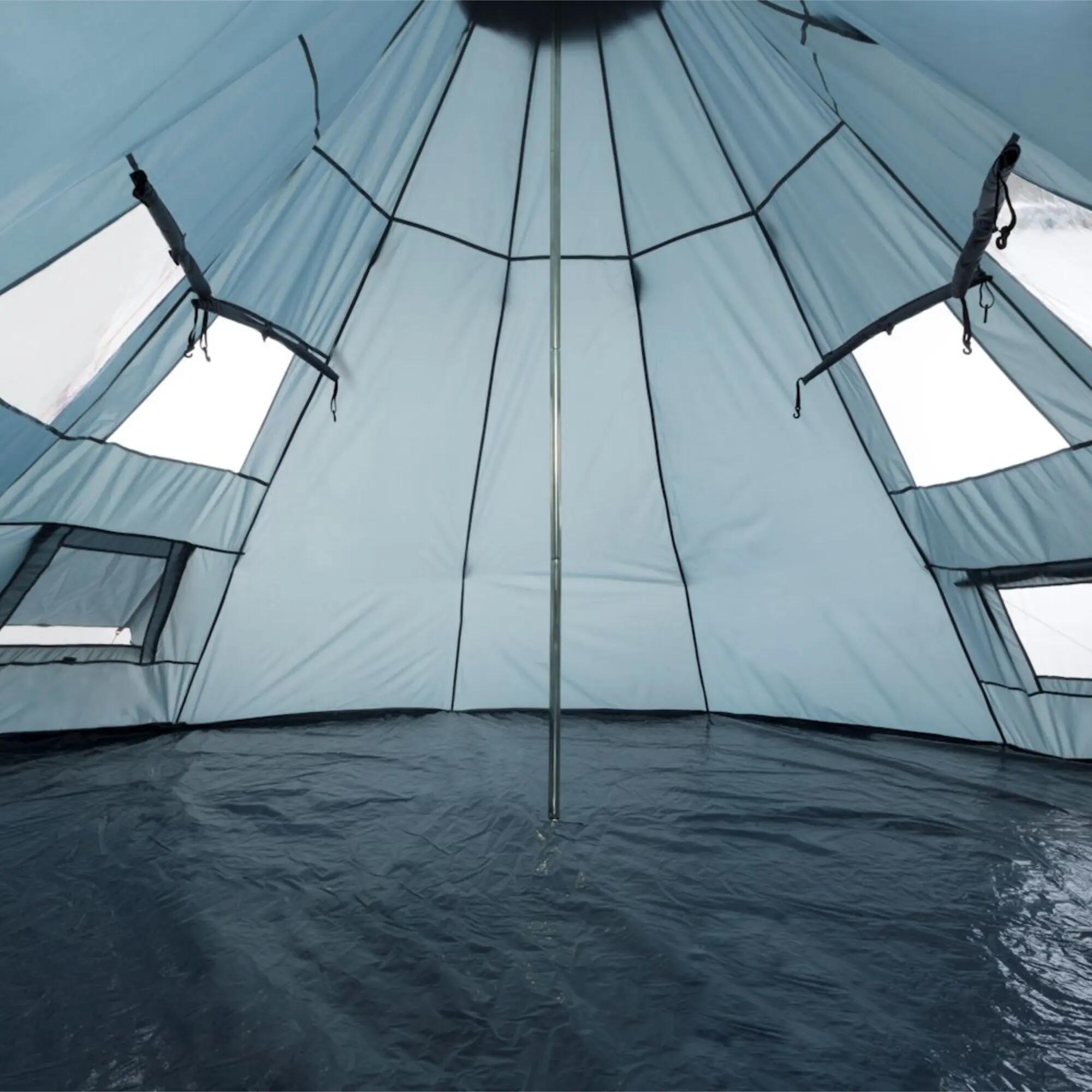 Tipi Zelt Spirit für 4 Personen, 3000 mm Wassersäule, Grau, Indianerzelt 6/6