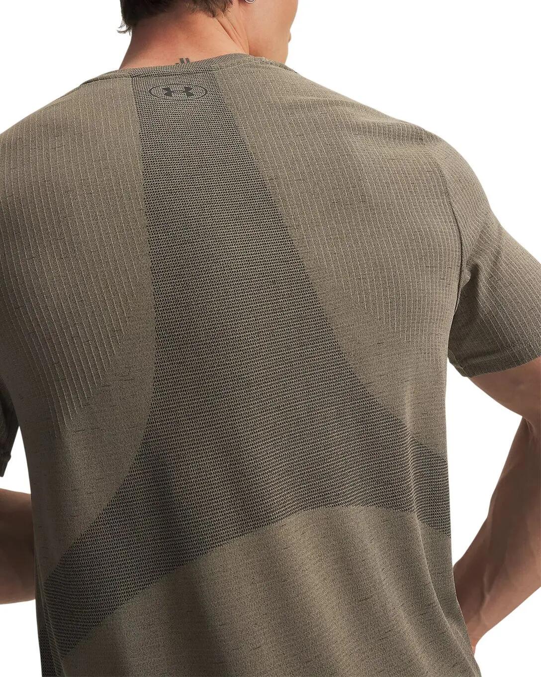 T-Shirt Under Armour Vanish Seamless Beige Homme 3/3