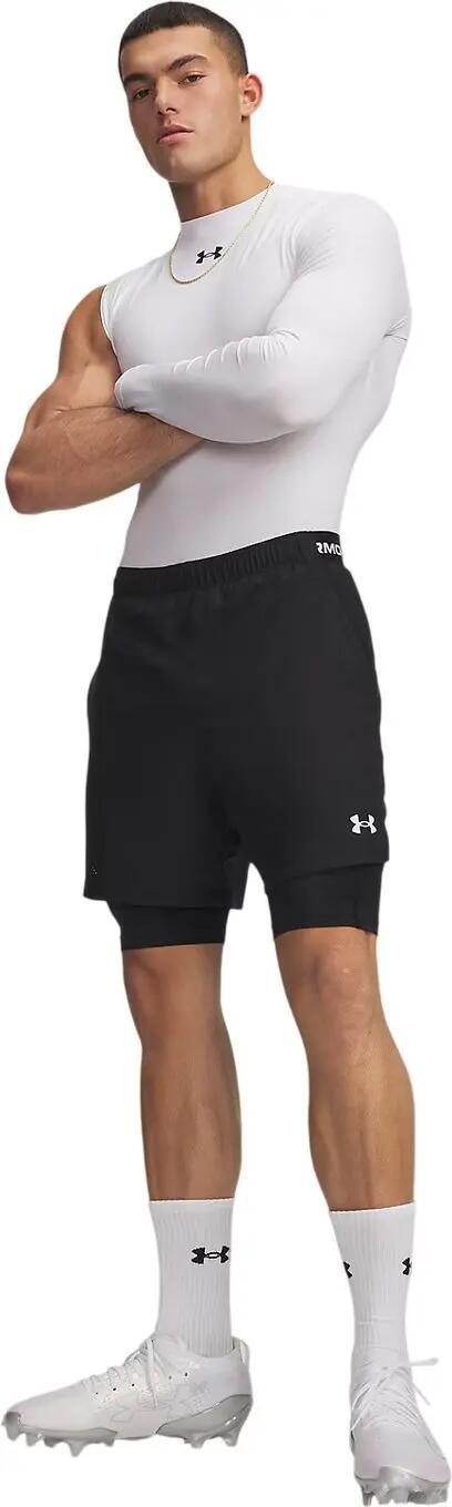 Short 2-en-1 Under Armour Vanish Woven 2.0 Noir Homme 4/4