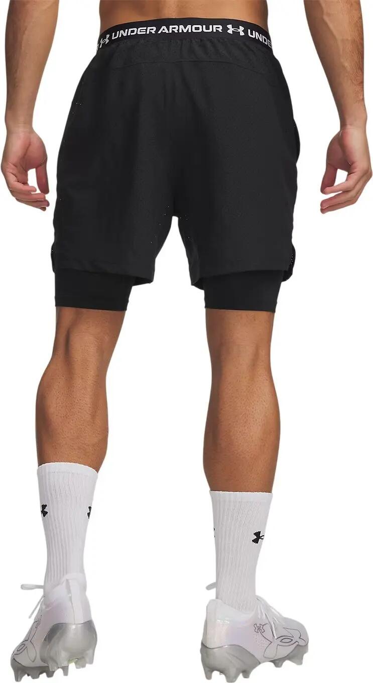Short 2-en-1 Under Armour Vanish Woven 2.0 Noir Homme 2/4