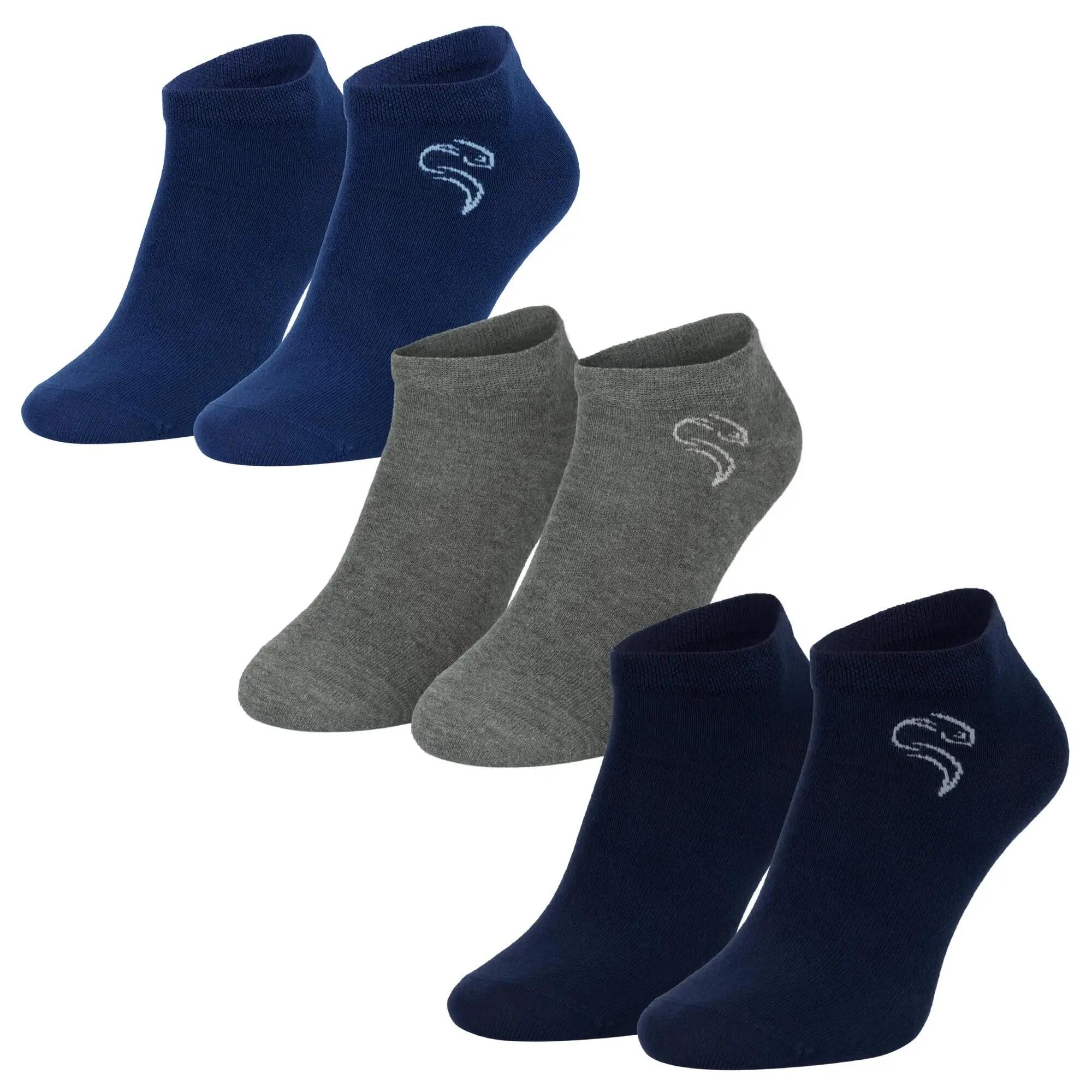 Damen Herren Sportsocken Sneakersocken Baumwolle atmungsaktiv kurz 12er Pack 3/10