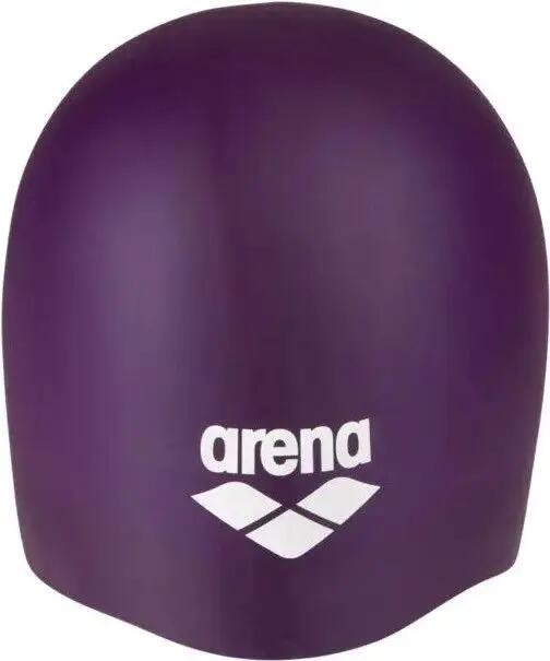 Bonnet de Bain Cheveux Longs Arena Violet/Blanc 3/4