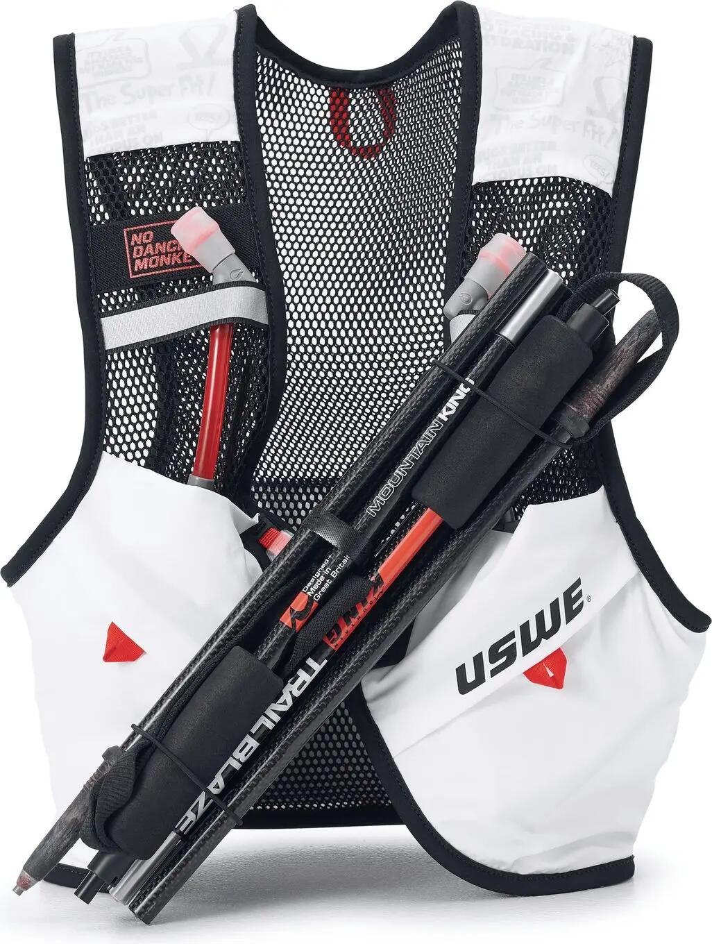 Pace 2L Hydration Vest, White/Black 3/5