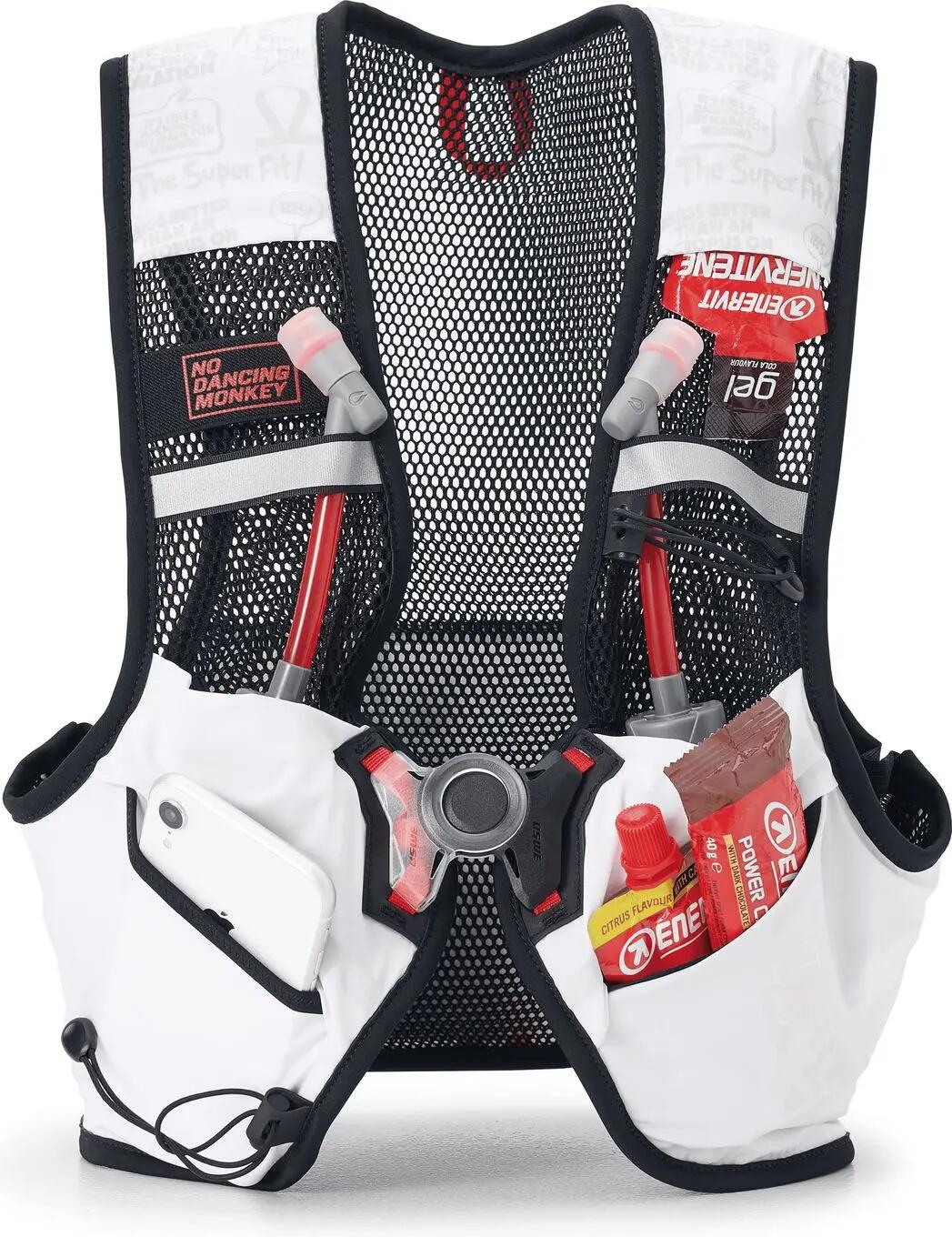 Pace 2L Hydration Vest, White/Black 2/5